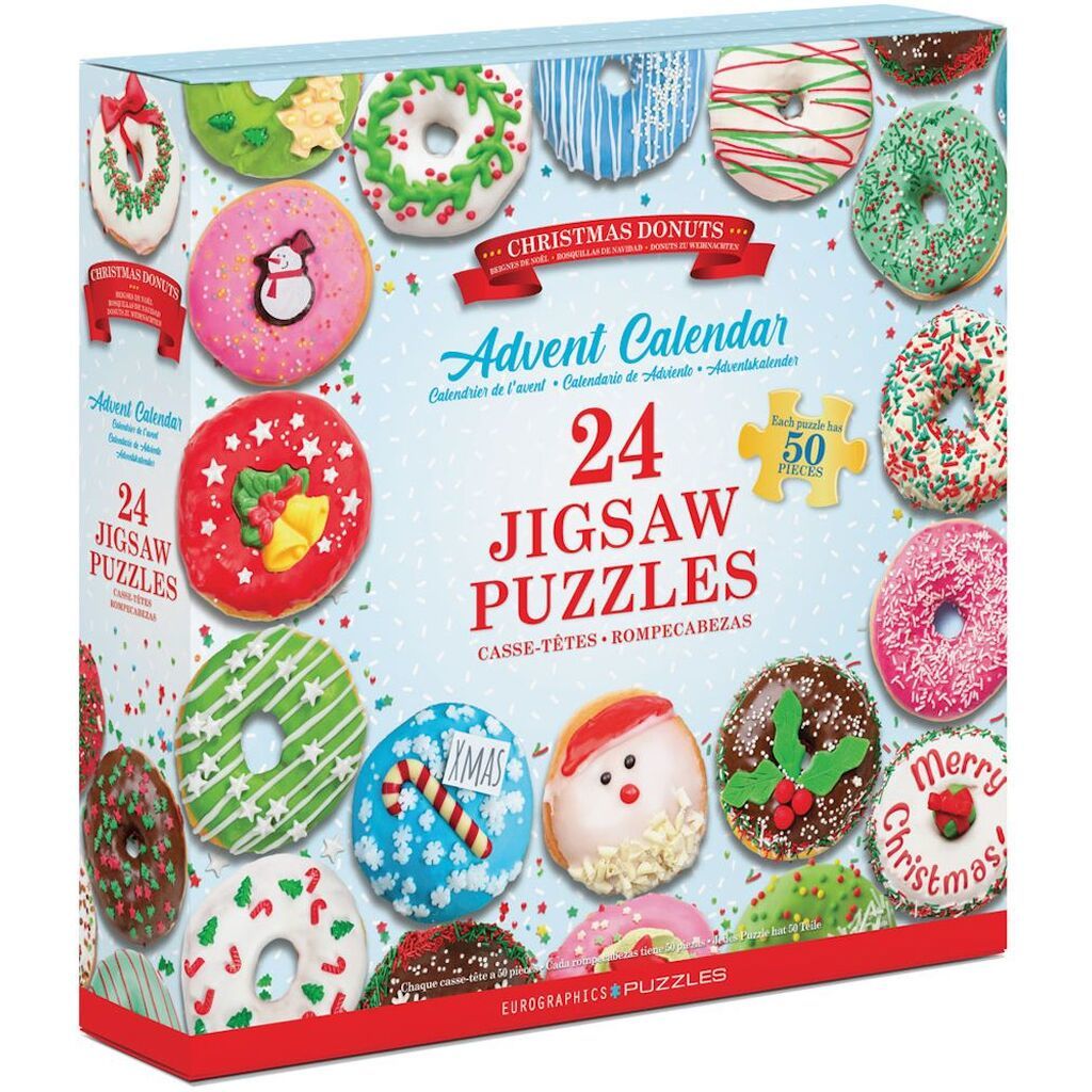 Julekalender - Donuts (24 X 50 brikker)