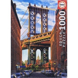 Manhattan Bridge, New York - 1000 brikker