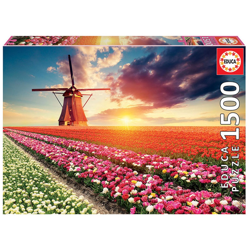 Tulips landscape - 1500 brikker