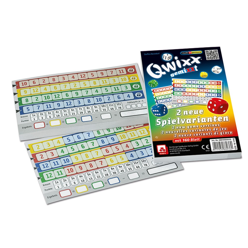 Qwixx - gemixx (Udvidelse)