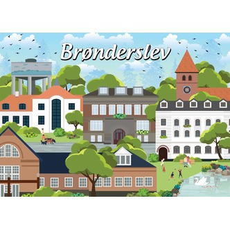 Danske byer: Brønderslev, 1000 brikker