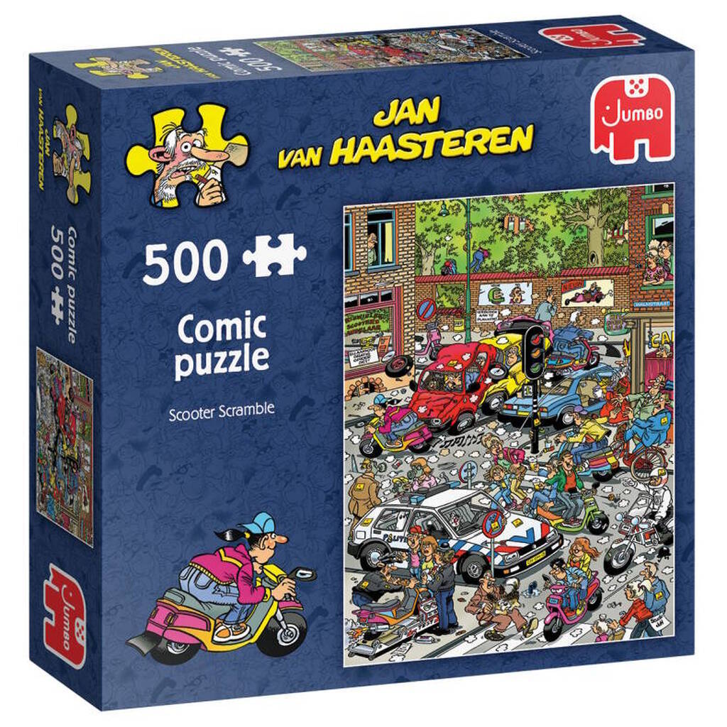 Jan van Haasteren: Trafik kaos - 500 brikker