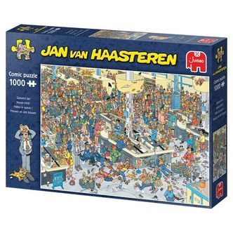 Jan van Haasteren: Kø i supermarkedet - 1000 brikker