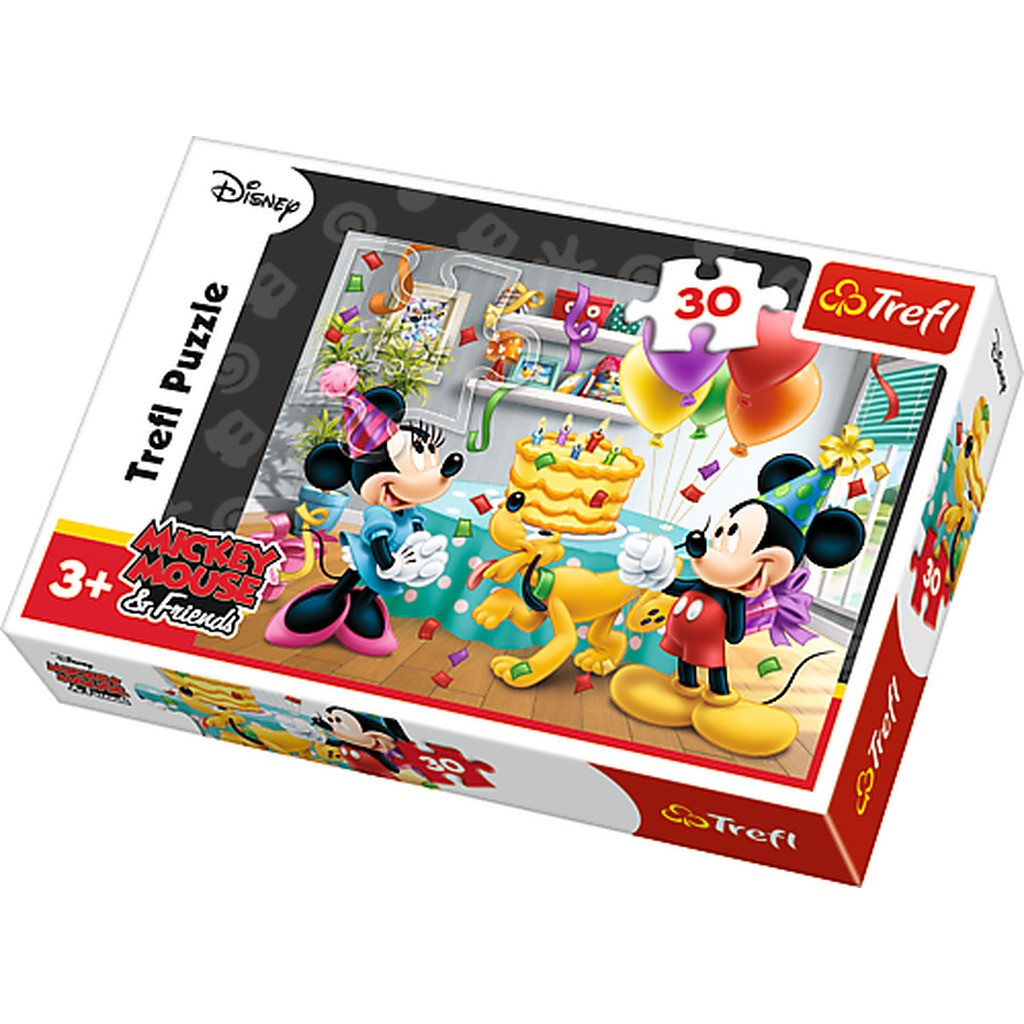 Birthdaycake Mickey - 30 brikker