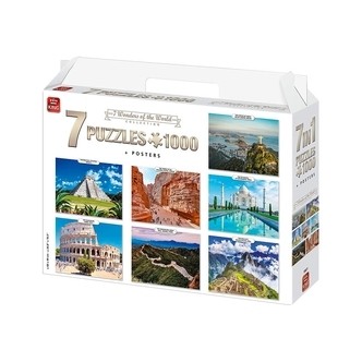 7 WONDERS OF THE WORLD - 7 i 1 - 1000 brikker