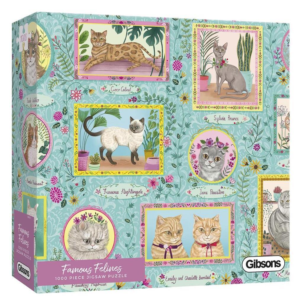 Famous Felines - 1000 brikker