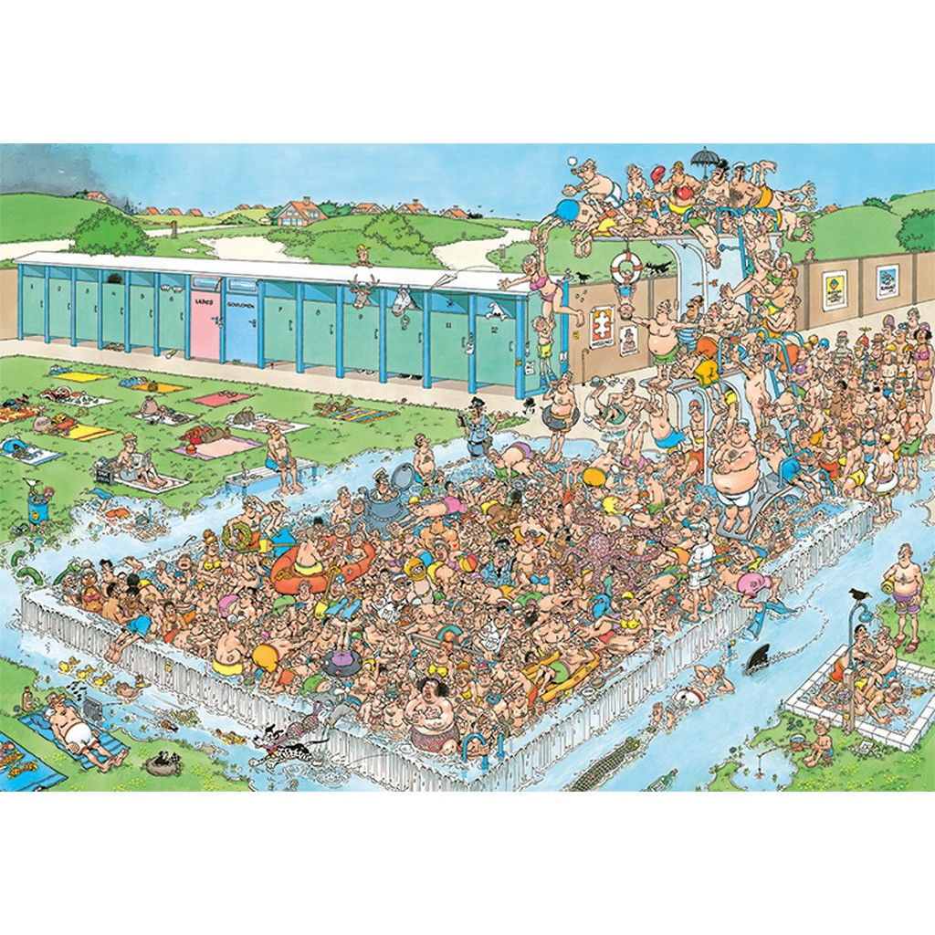 Jan van Haasteren - Pool Pile-Up - 2000 Brikker