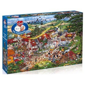I Love the Farmyard, 1000 brikker