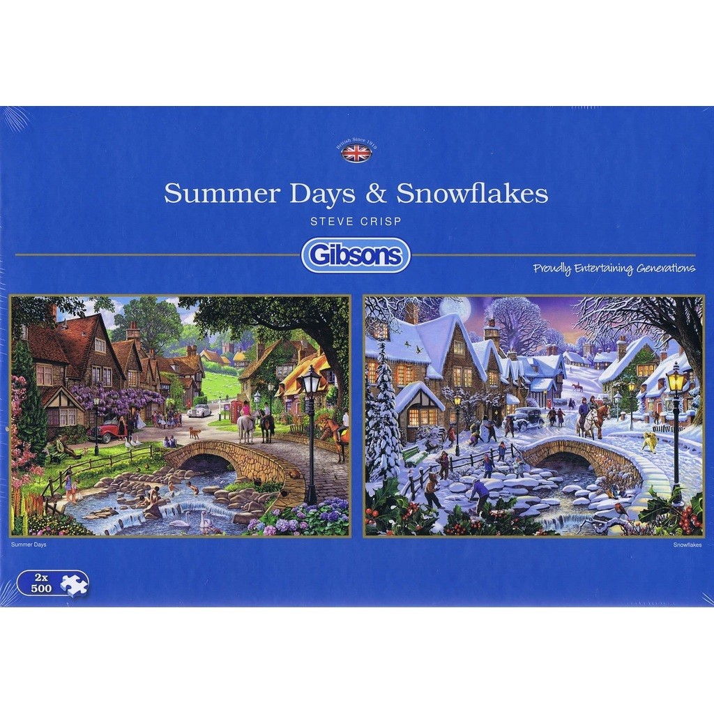Summer Days & Snowflakes - 2x500 brikker