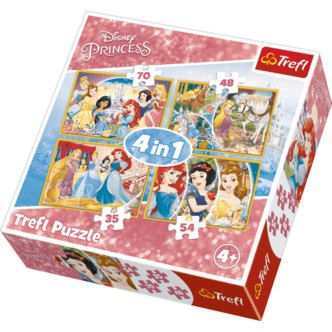 4-i-1 Happy Day of Princesses - 35-70 brikker