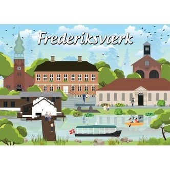 Danske byer: Frederiksværk, 1000 brikker