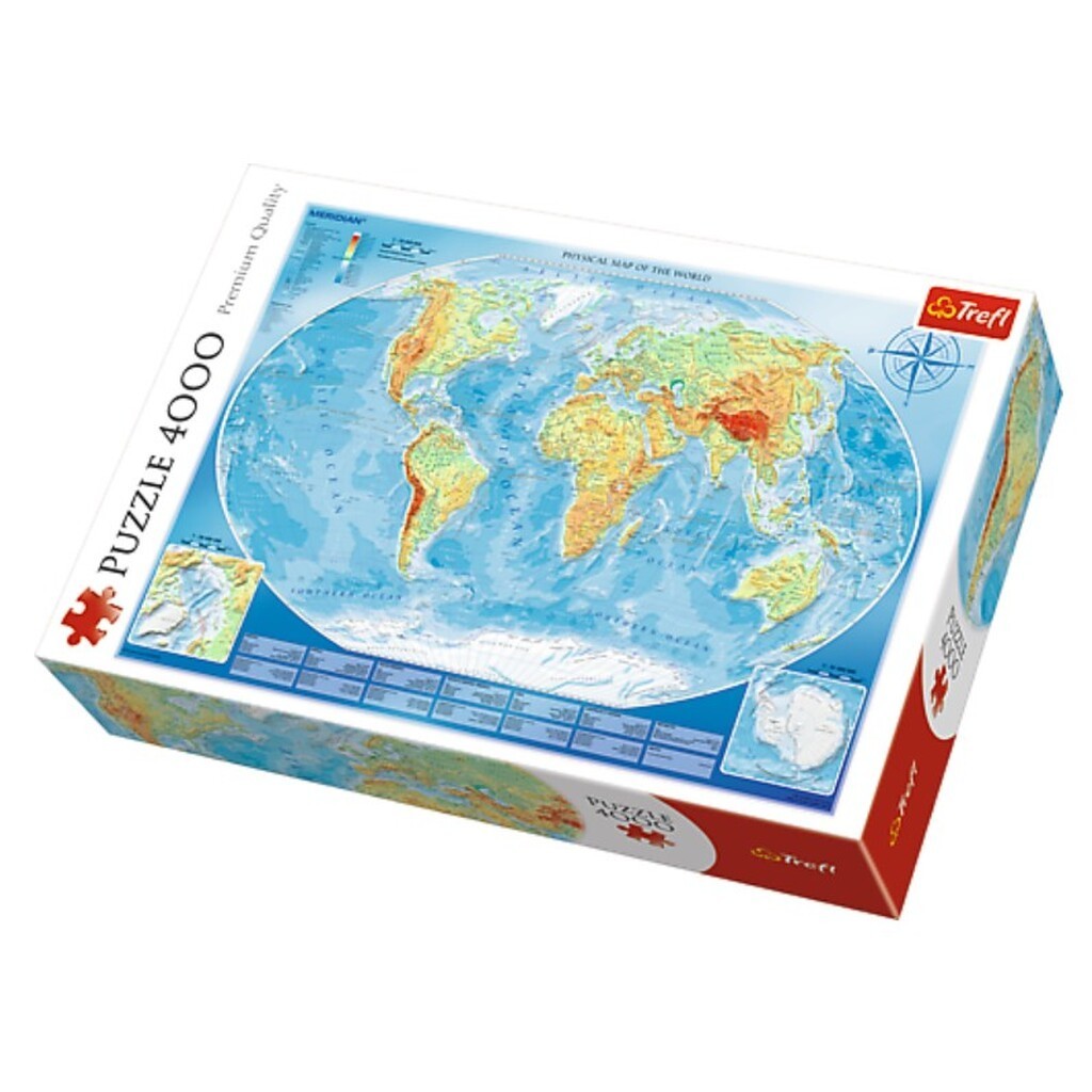 Map of the World - 4000 brikker