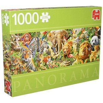 Africa Wildlife - Panorama - 1000 brikker