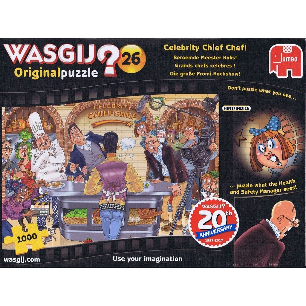Wasgij? Original 26, Celebrity Chief Chef - 1000 brikker