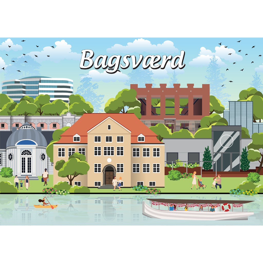 Danske byer: Bagsværd, 1000 brikker