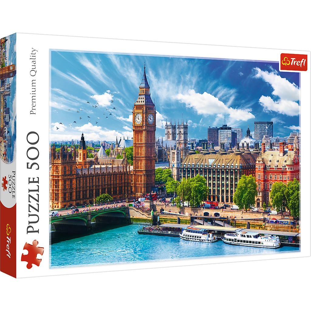 Solvejr i London - 500 brikker