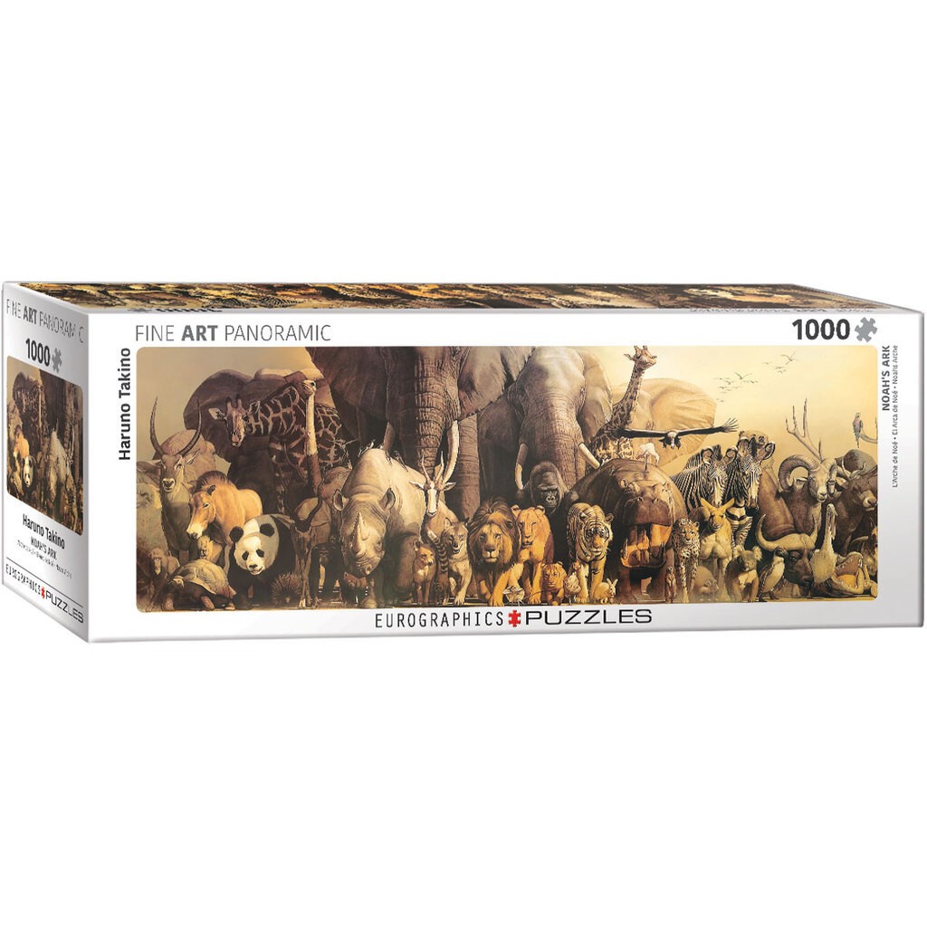 Noas Ark af Haruo Takin - panorama - 1000 brikker
