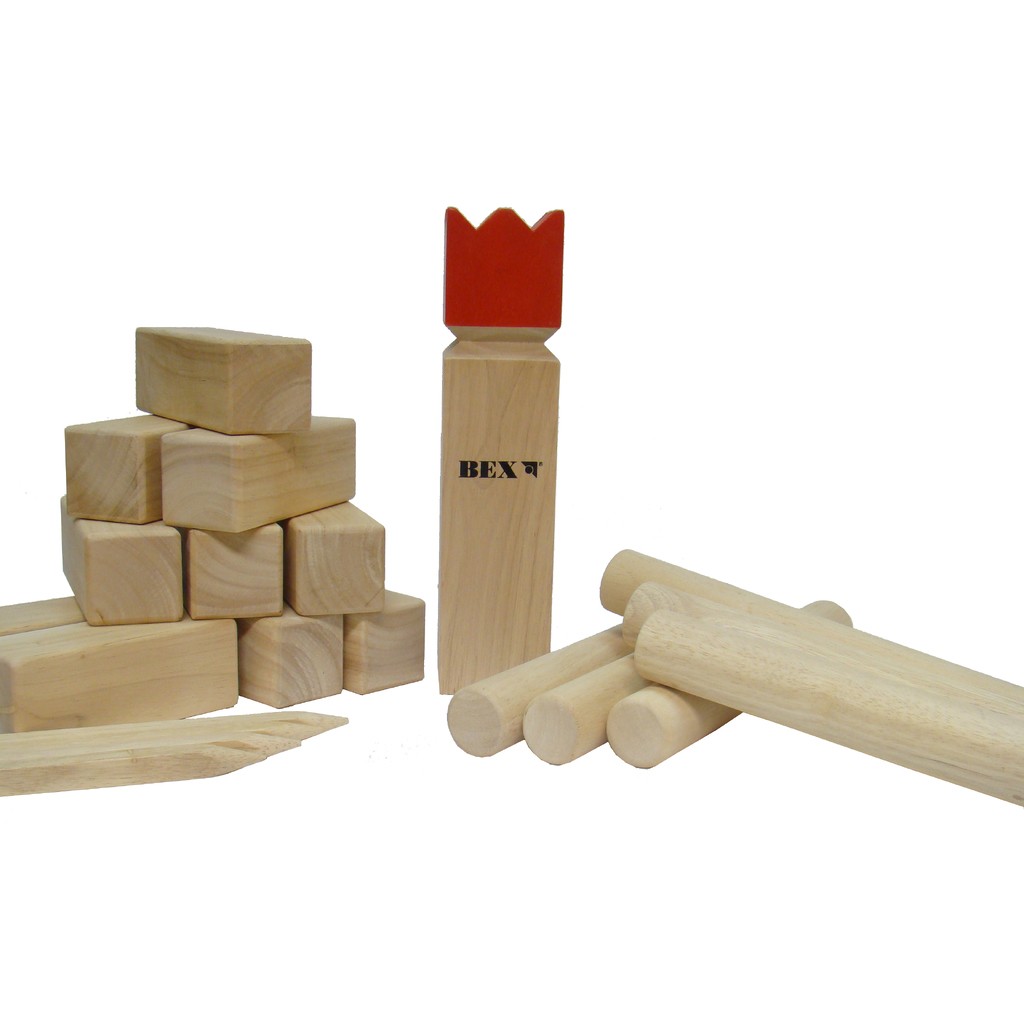 Kubb original, rød konge - Kongespil