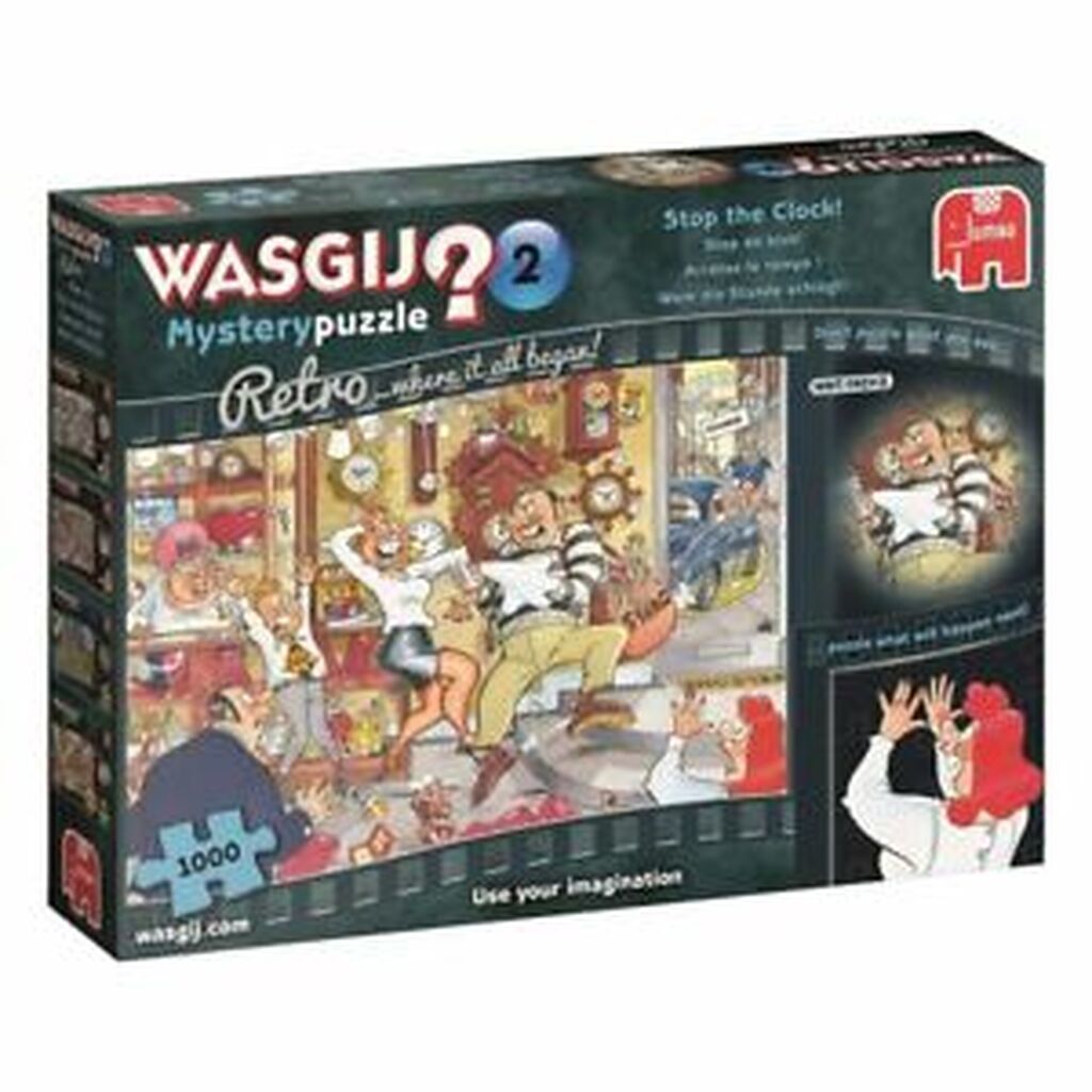 Wasgij Mystery #2 Retro - Stop the Clock - 1000 brikker