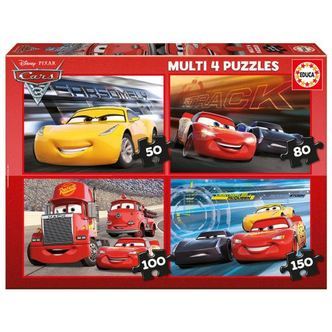 Cars 3 - 4 puslespil