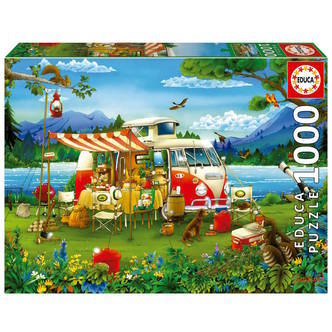 Jan van Haasteren: Campingferie - 1000 brikker