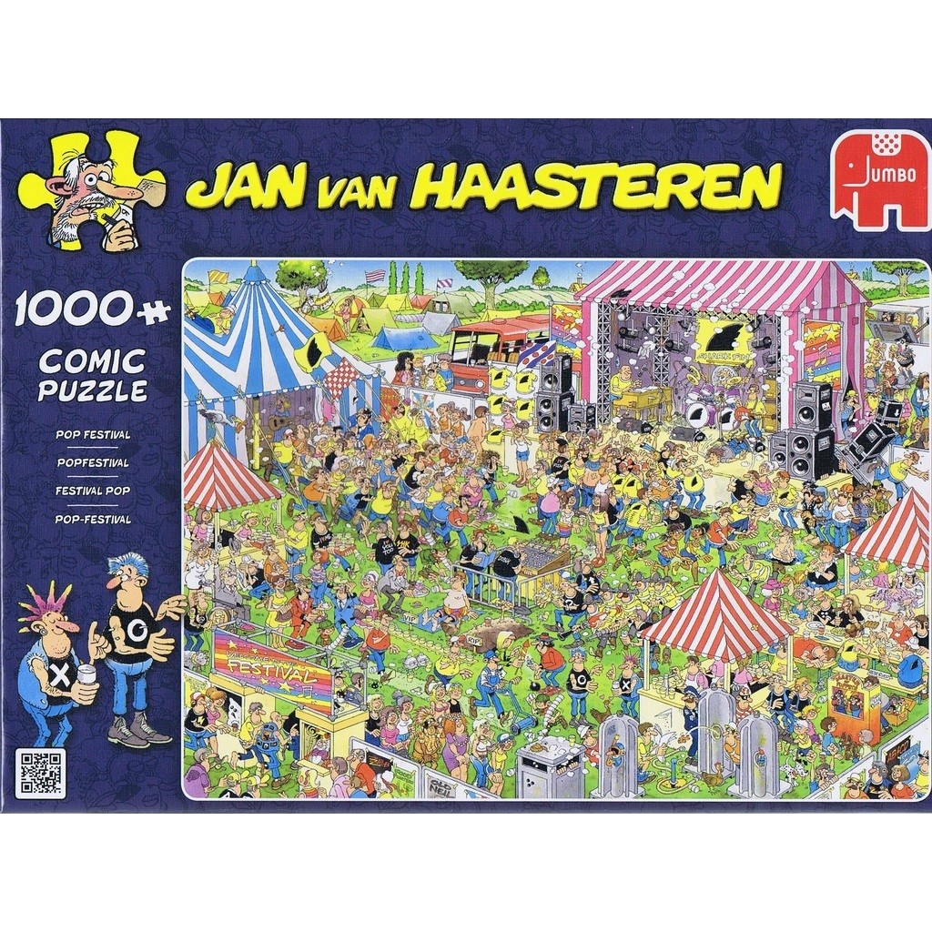 Jan van Haasteren - Pop Festival - 1000 brikker