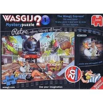 Wasgij? Mystery Retro #1 The Wasgij Express, 1000 brikker