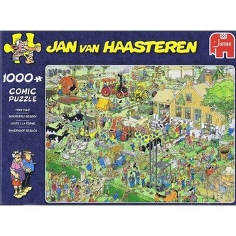 Jan van Haasteren - Farm visit - 1000 brikker