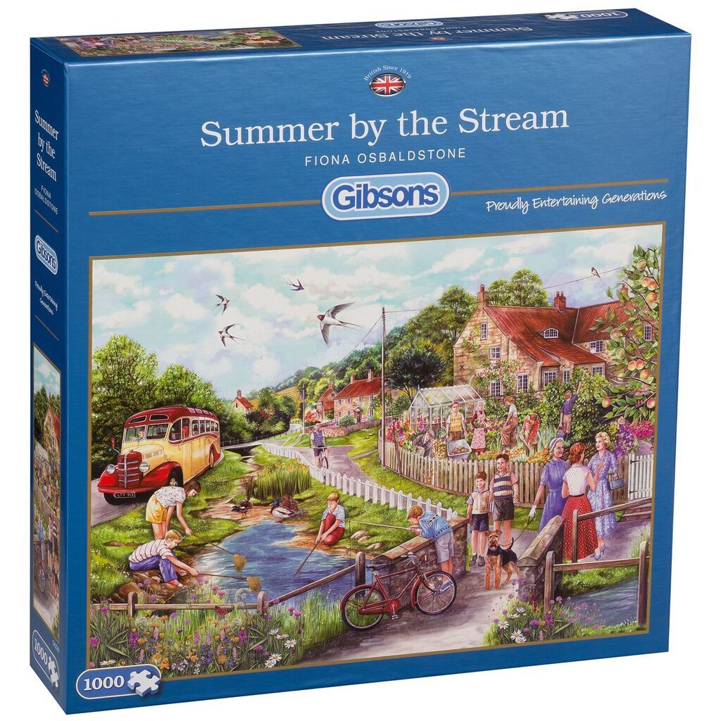 Summer by the Stream - 1000 brikker