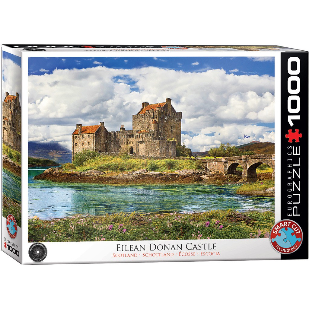 Eilean Donan Slot i Skotland - 1000 brikker