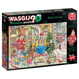 Wasgij? Christmas #3 Short Circuit - 1000 brikker