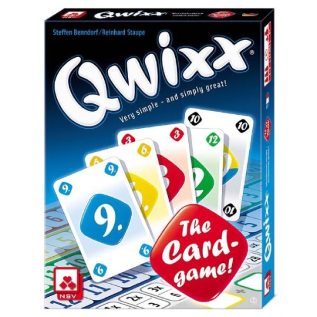 Qwixx med kort (Engelsk)