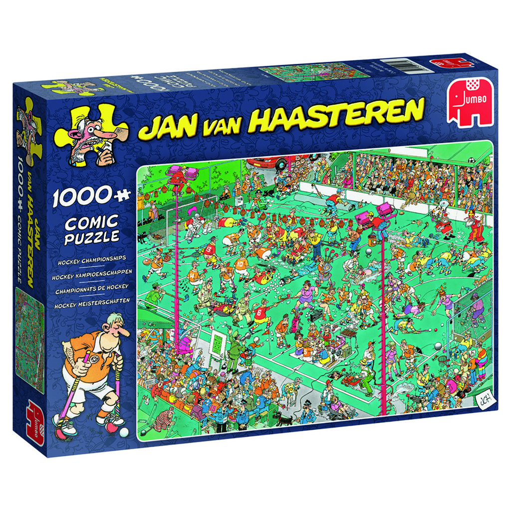 Jan van Haasteren: Hockey mesterskabet - 1000 brikker
