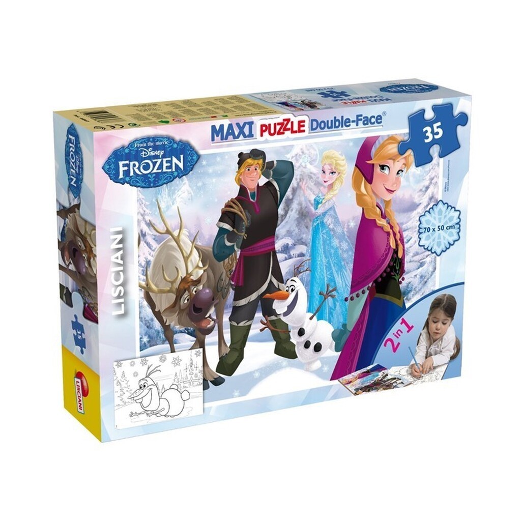 Frozen Maxi Double-Face - 35 brikker