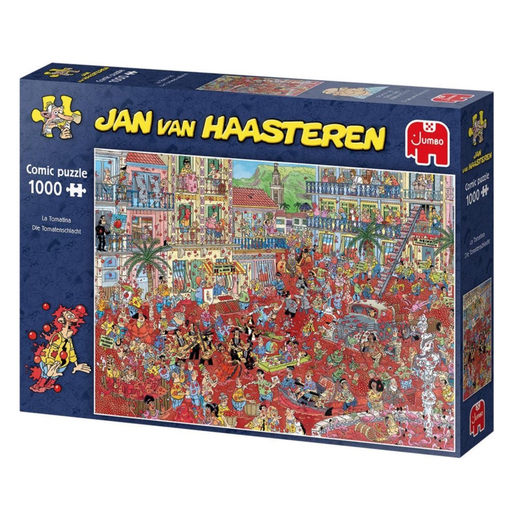 Jan van Haasteren - La Tomatina - 1000 Brikker