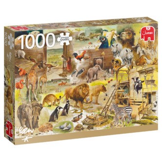 Bygger Noas Ark - 1000 brikker