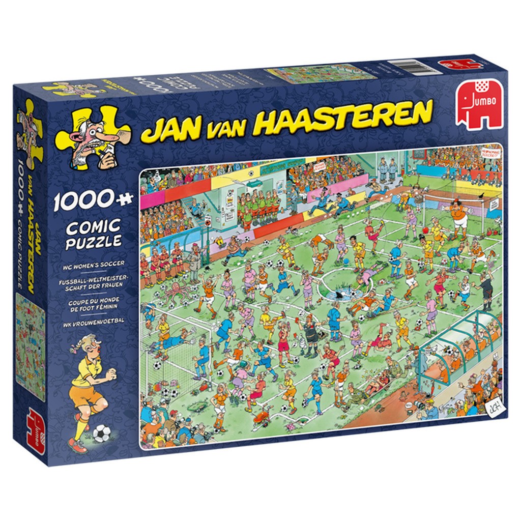 Jan van Haasteren: Kvindefodbold - 1000 brikker