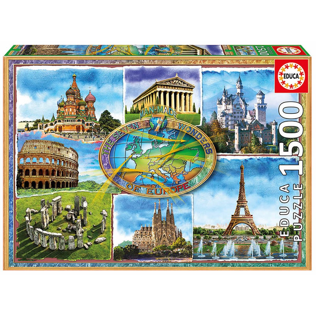 Seven Wonders of Europe, 1500 brikker