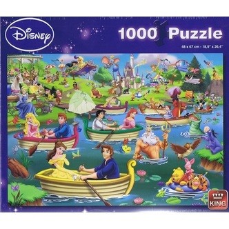 Disney tur på søen - 1000 brikker