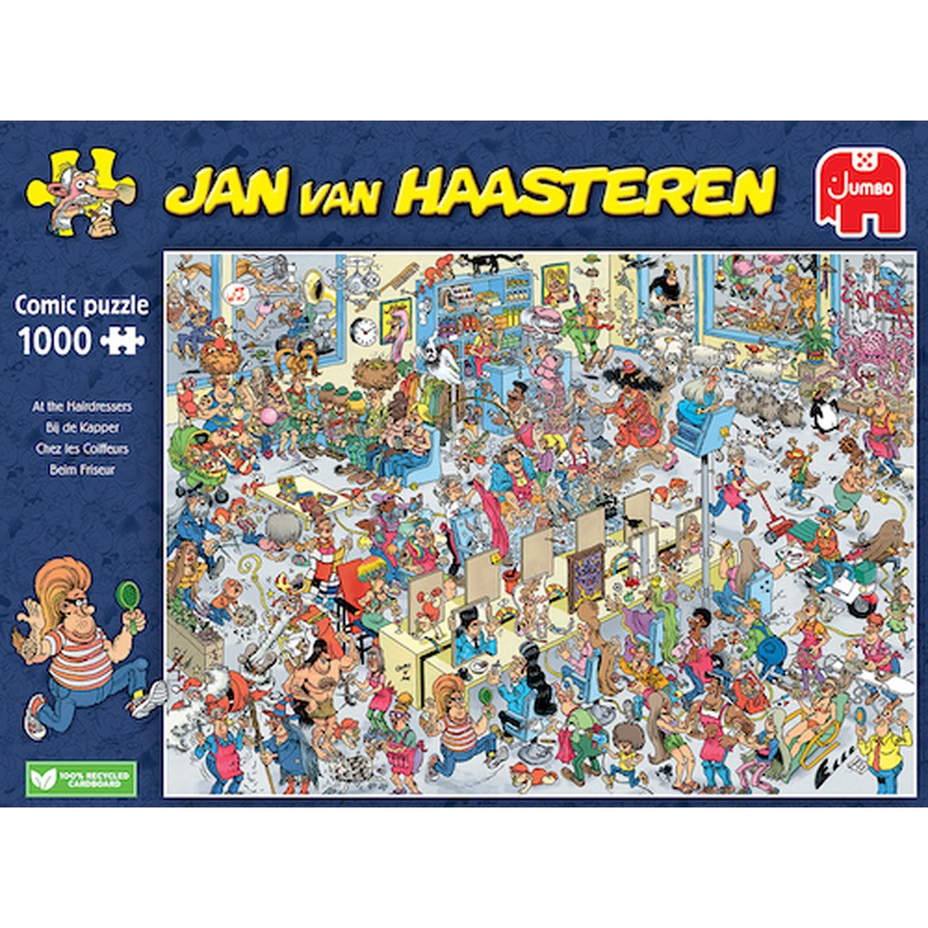 Hos frisøren - 1000 brikker