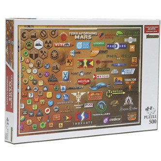 Terraforming Mars: Logos Puslespil - 500 brikker