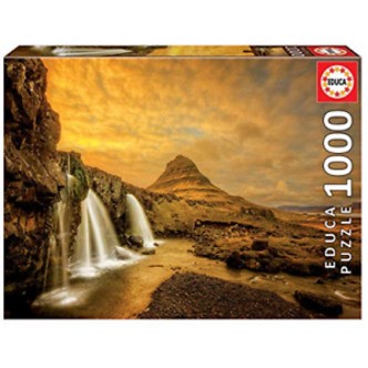 Kirkjufellsfoss Waterfall - Iceland - 1000 brikker