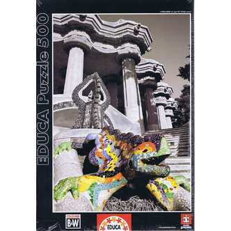 Parc Güell, Barcelona, 500 brikker