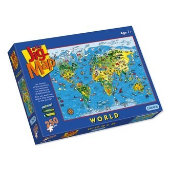 Jigmap - Our World - 250 brikker