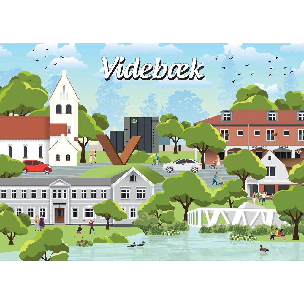 Danske byer: Videbæk, 1000 brikker