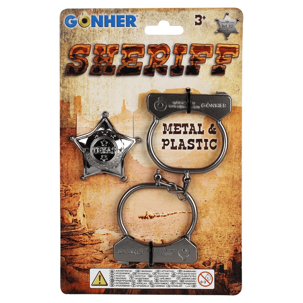Gohner Håndjern & SherifstjerneÂ  - Legekammeraten.dk