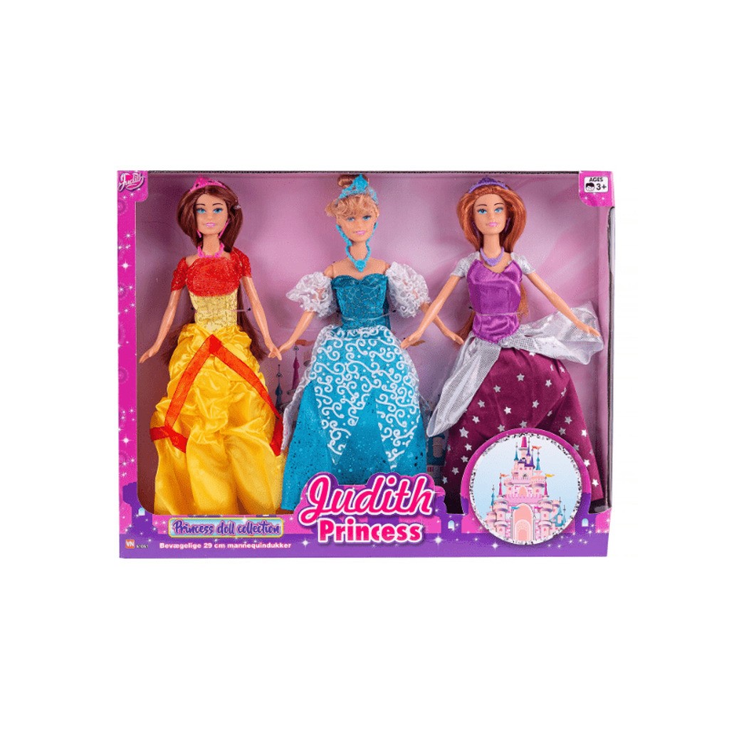 Judith Lux Prinsesser 3 Stk.Â  - dukker - Legekammeraten.dk