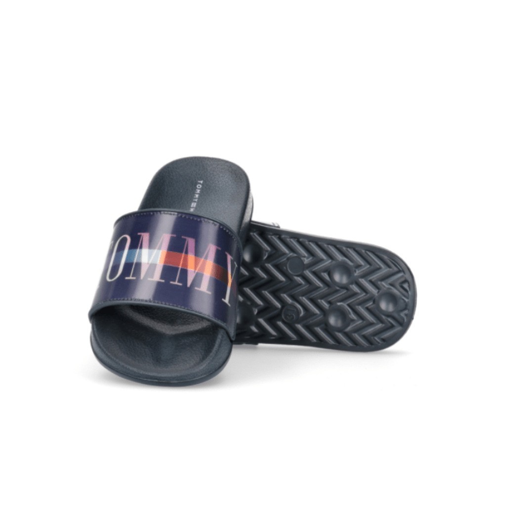 Tommy Hilfiger Badesandaler Blue - Børnesko - Legekammeraten.dk