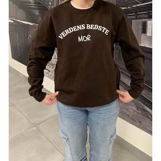 Sweatshirt "Verdens Bedste Mor" - sweatshirts - Legekammeraten.dk