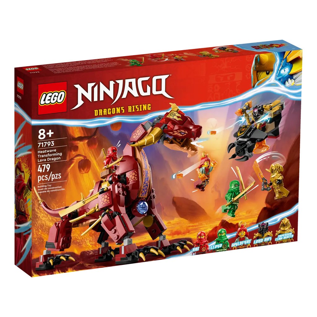 LEGO Ninjago Forvandlings Lavadragen Heatwave - LEGO - Legekammeraten.dk